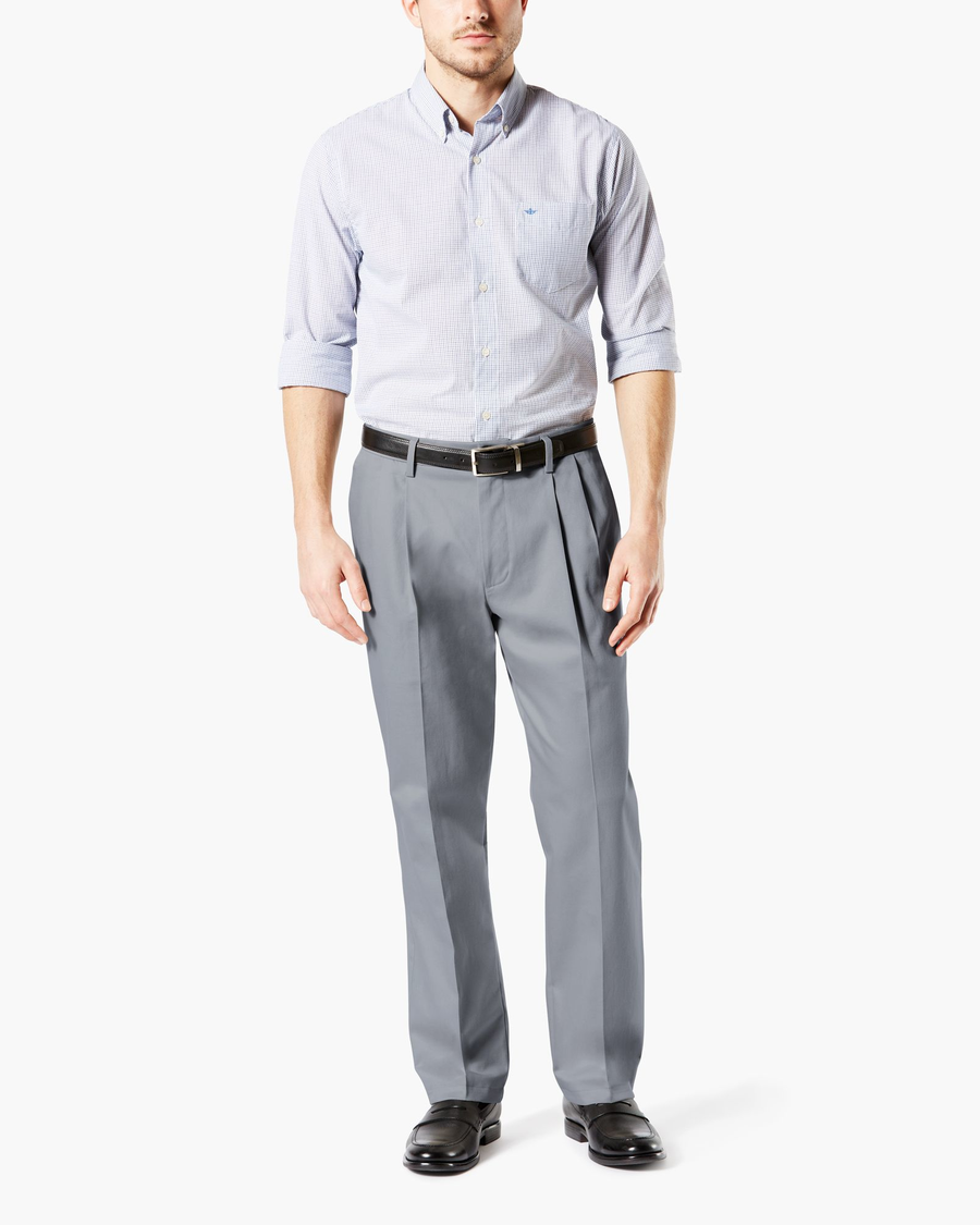 (image for) Healthy Signature Khakis, Pleated, Classic Fit (Big and Tall)